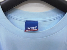 【KCM】ful-63-XL★タグなし長期保管品★メンズ　半袖Tシャツ 『mixwell』　ライトブルー系　サイズ：XL_画像2