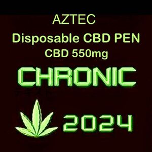 AZTEC CBD 55% DISPOSABLE CBD PEN 1.0ml 〈CHRONIC /クロニック〉CRD 使い捨てペン