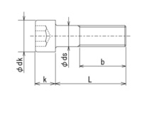 ステンレス製 M10×30mm ピッチ1.5 六角穴付き全ネジボルト キャップボルト 3本セット 正規品 新品未使用品_画像3