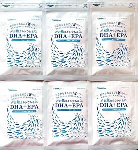 * бесплатная доставка *. рыба кальций &DHA+EPA примерно 6 месяцев минут (1 месяцев минут 30 шарик входить ×6 пакет )si-do Coms дополнение . кислота . витамин D