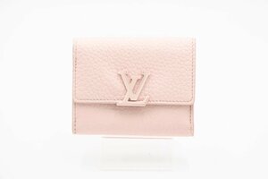 ☆安心の３大保証☆ Aランク ≪LOUIS VUITTON ルイ ヴィトン/三つ折り財布≫ M69031 ポルトフォイユ カプシーヌ XS オードローズ 送料無料