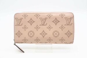 ☆安心の３大保証☆ Bランク ≪LOUIS VUITTON ルイ ヴィトン/ラウンドファスナー長財布≫ M61868 マヒナ ジッピーウォレット ピンク 送料込