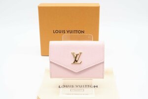 ☆安心の３大保証☆ ABランク ≪LOUIS VUITTON ルイ ヴィトン/三つ折り財布≫ M81232 ポルトフォイユ ロックミ二 パステルピンク 送料無料