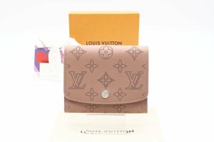 ☆安心の３大保証☆ Aランク ≪LOUIS VUITTON ルイ ヴィトン/二つ折り財布≫ M69405 マヒナ ポルトフォイユ イリス コンパクト 極美 ピンク