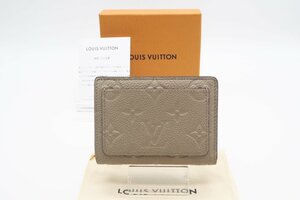 ☆安心の３大保証☆ ABランク ≪LOUIS VUITTON ルイ ヴィトン/二つ折り財布≫ M80152 ポルトフォイユ クレア アンプラント ベージュ 美品