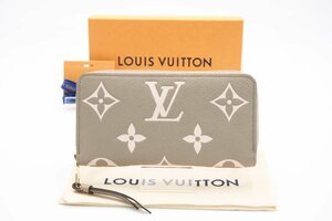 ☆安心の３大保証☆ ABランク ≪LOUIS VUITTON ルイ ヴィトン/ジッピーウォレット≫ M69794 バイカラー モノグラム アンプラント ベージュ