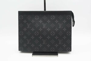 ☆安心の３大保証☆ ABランク ≪LOUIS VUITTON ルイ ヴィトン/クラッチバッグ≫ M61692 モノグラム エクリプス ポシェット ヴォワヤージュ