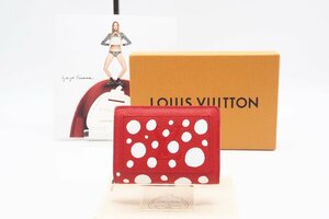 ☆安心の３大保証☆ ABランク ≪LOUIS VUITTON ルイ ヴィトン/二つ折り財布≫ M82103 LV×YK ポルトフォイユ クレア ルージュブラン 美品