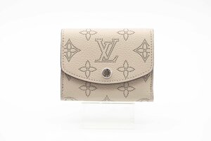 ☆安心の３大保証☆ Aランク ≪LOUIS VUITTON ルイ ヴィトン マヒナ/三つ折り財布≫ M82437 ポルトフォイユ イリス XS ガレ 極美品 送料込