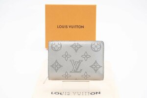 ☆安心の３大保証☆ Bランク ≪LOUIS VUITTON ルイ ヴィトン/二つ折り財布≫ M80903 マヒナ ポルトフォイユ クレア グリズリ シルバー 銀