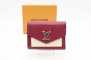 ☆安心の３大保証☆ Bランク ≪LOUIS VUITTON ルイ ヴィトン/三つ折り財布≫ M63811 ポルトフォイユ マイロックミーコンパクト 赤 送料無料