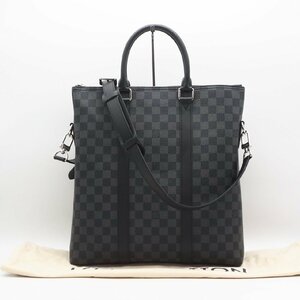 ☆安心の３大保証☆ ABランク ≪LOUIS VUITTON ルイ ヴィトン/ビジネスバッグ≫ N40000 ダミエ グラフィット アントン トート 美品 送料込