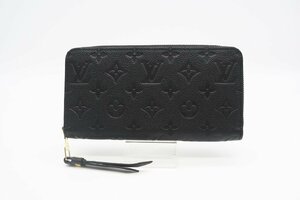 ☆安心の３大保証☆ Aランク ≪LOUIS VUITTON ルイ ヴィトン/ジッピーウォレット≫ M61864 モノグラム アンプラント ノワール ブラック 黒