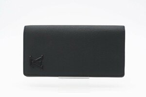 ☆安心の３大保証☆ Bランク ≪LOUIS VUITTON ルイ ヴィトン/二つ折り長財布≫ M69980 LVアエログラム ポルトフォイユ ブラザ NM ブラック