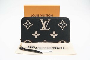 ☆安心の３大保証☆ ABランク ≪LOUIS VUITTON ルイ ヴィトン/ジッピーウォレット≫ M80481 アンプラント バイカラー ブラック ベージュ 美