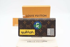 ☆安心の３大保証☆ ABランク ≪LOUIS VUITTON ルイヴィトン/二つ折り長財布≫ M67823 モノグラム ロゴストーリー ポルトフォイユ ブラザ