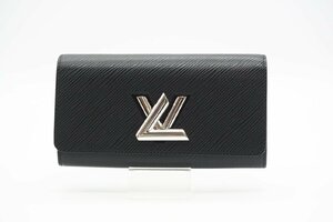 ☆安心の３大保証☆ Aランク ≪LOUIS VUITTON ルイ ヴィトン/二つ折り長財布≫ M68309 エピ ポルトフォイユ ツイスト ノワール ブラック 黒