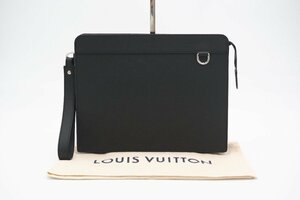 ☆安心の３大保証☆ ABランク ≪LOUIS VUITTON ルイ ヴィトン/クラッチバッグ≫ N60450 ダミエ アンフィニ スタンド ポーチ オニキス 黒 美