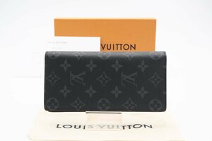 ☆安心の３大保証☆ ABランク ≪LOUIS VUITTON ルイ ヴィトン/二つ折り長財布≫ M61697 モノグラム エクリプス ポルトフォイユ ブラザ 美品