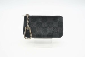 ☆安心の３大保証☆ Aランク ≪LOUIS VUITTON ルイ ヴィトン/コインケース≫ N60155 グラフィット カードキーケース ポシェット クレ 極美