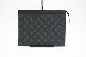 ☆安心の３大保証☆ ABランク ≪LOUIS VUITTON ルイ ヴィトン/クラッチバッグ≫ M61692 モノグラム エクリプス ポシェット ヴォワヤージュ