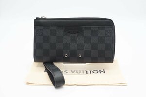 ☆安心の３大保証☆ ABランク ≪LOUIS VUITTON ルイ ヴィトン/L字ファスナー長財布≫ N60379 ダミエ グラフィット ジッピー ドラゴンヌ 美