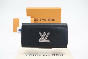 ☆安心の３大保証☆ ABランク ≪LOUIS VUITTON ルイ ヴィトン/二つ折り長財布≫ M68309 エピ ポルトフォイユ ツイスト ノワール ブラック