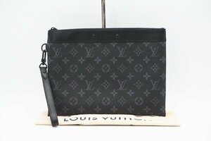 ☆安心の３大保証☆ Aランク ≪LOUIS VUITTON ルイ ヴィトン/クラッチバッグ≫ M81569 モノグラム エクリプス ポシェット トゥ ゴー 送料込