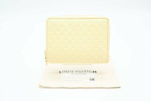 ☆安心の３大保証☆ Aランク ≪LOUIS VUITTON ルイ ヴィトン/二つ折り財布≫ M82288 ナノグラム ポルトフォイユ ルー イエロー 黄 送料無料