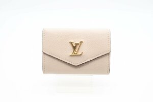 ☆安心の３大保証☆ ABランク ≪LOUIS VUITTON ルイ ヴィトン/三つ折り財布≫ M69340 ポルトフォイユ ロックミ二 グレージュベージュ 美品