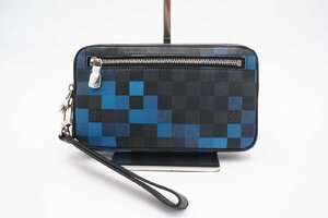 ☆安心の３大保証☆ ABランク ≪LOUIS VUITTON ルイ ヴィトン/セカンドバッグ≫ N60196 グラフィット ピクセル アルファクラッチ 送料無料