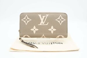 ☆安心の３大保証☆ ABランク ≪LOUIS VUITTON ルイ ヴィトン/ジッピーウォレット≫ M69794 バイカラー アンプラント ベージュ クリーム 美