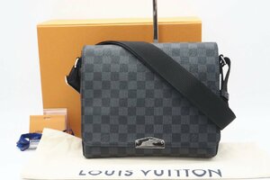 ☆安心の３大保証☆ ABランク ≪LOUIS VUITTON ルイ ヴィトン/ショルダーバッグ≫ N40349 ダミエ グラフィット ディストリクトPM NV2 美品