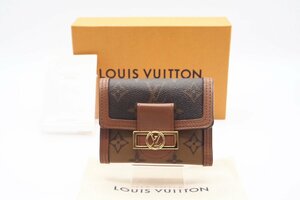 ☆安心の３大保証☆ Bランク ≪LOUIS VUITTON ルイ ヴィトン/三つ折り財布≫ M68725 モノグラム リバース ドーフィーヌコンパクト 送料無料