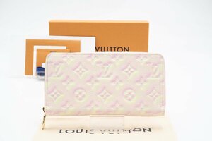 ☆安心の３大保証☆ Aランク ≪LOUIS VUITTON ルイ ヴィトン/ジッピーウォレット≫ M81299 モノグラム アンプラント サマー スターダスト