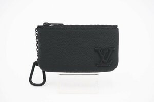 ☆安心の３大保証☆ ABランク ≪LOUIS VUITTON ルイ ヴィトン/コインケース≫ M31031 LV アエログラム ポシェット クレ ブラック 美 送料込