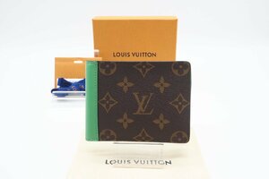 ☆安心の３大保証☆ ABランク ≪LOUIS VUITTON ルイ ヴィトン /二つ折り財布≫ M81537 マカサー ポルトフォイユ ミュルティプル 送料無料