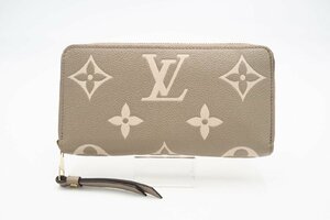 ☆安心の３大保証☆ ABランク ≪LOUIS VUITTON ルイ ヴィトン/ジッピーウォレット≫ M69794 バイカラー モノグラム アンプラント ベージュ