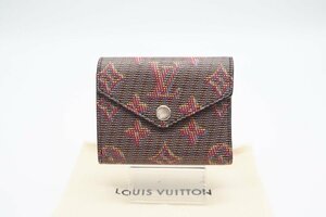 ☆安心の３大保証☆ ABランク ≪LOUIS VUITTON ルイ ヴィトン/三つ折り財布≫ M68673 LVポップ ポルトフォイユ ゾエ ローズ マルチカラー