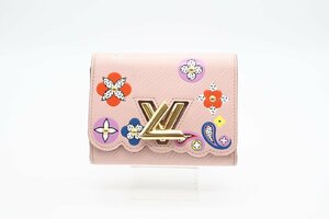 ☆安心の３大保証☆ ABランク ≪LOUIS VUITTON ルイ ヴィトン/三つ折り財布≫ M64413 エピ ポルトフォイユ ツイスト コンパクト ピンク 美