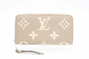 ☆安心の３大保証☆ ABランク ≪LOUIS VUITTON ルイ ヴィトン/ジッピーウォレット≫ M69794 バイカラー アンプラント ベージュ 美品 送料込