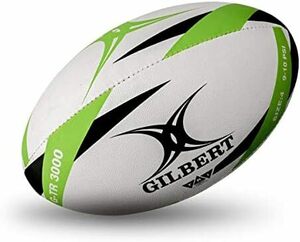  white black green G-TR 3000 4 number rugby ball goods Gilbert white black green 