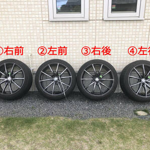 ★(個人出品)マックガード付き 4本セット 245/40R20 8.5J +38 30系ヴェルファイア Lehrmeister レアマイスター LM Sport CROSS10★の画像2