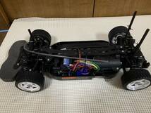 タミヤ TAMIYA 1/10 電動RC カストロール トムススープラ（2000年仕様）TT01 TYPE-E 中古 メカ付_画像4