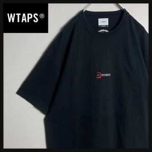 【サイズ5】Wtaps　センターロゴ　Tシャツ　MINNANO　人気ブラック