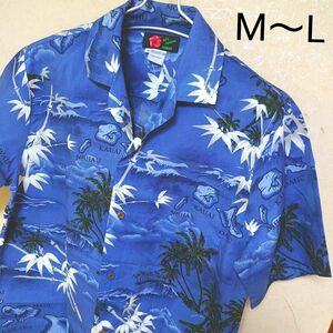 Ali’i Fashions HAWAII アロハシャツ M～Lくらい ハワイアン 半袖シャツ