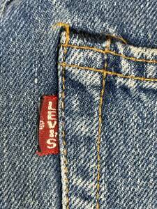  редкий LEVIS { Red Line / W30inchL81cm }80s[ Levis 501 красный уголок 555 барен sia производства Denim America производства Vintage ]*14500 контрольный номер 