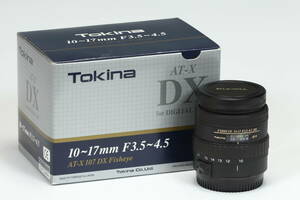  Tokina トキナー AT-X 107 DX FishEye 10-17mm F3.5-4.5 キヤノン用