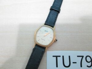 koTU-79[ Junk / работоспособность не проверялась ] Seiko SEIKO# наручные часы Exceline Exceline 8420-5070# женский / кварц / Gold цвет / золотой цвет 
