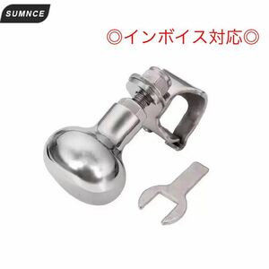 [ free shipping ] steering wheel power stainless steel steel knob turning helper boat yacht for hand control auto Ace marine 